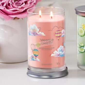 Watercolour Skies Signature Tumbler Candle (akvarelová obloha) - Vonná sviečka
